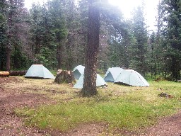 Campsite at Beaubien